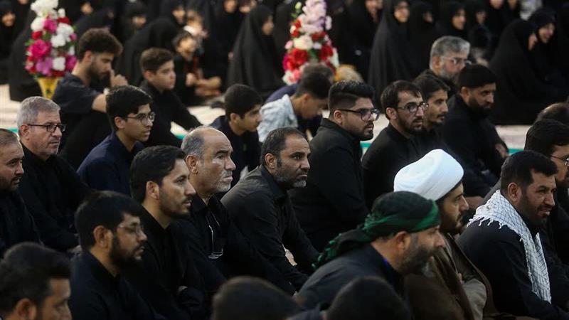 آیین شکرانه خدمت خادمان حرم بانوی کرامت برگزار شد