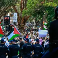 راهپیمایی بزرگ مردم استرالیا در حمایت از فلسطین