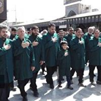 برگزاری دسته عزای خادمیاران رضوی در قم