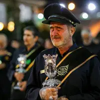 آیین شام غریبان شهادت امام رضا(ع) در حرم رضوی برگزار شد
