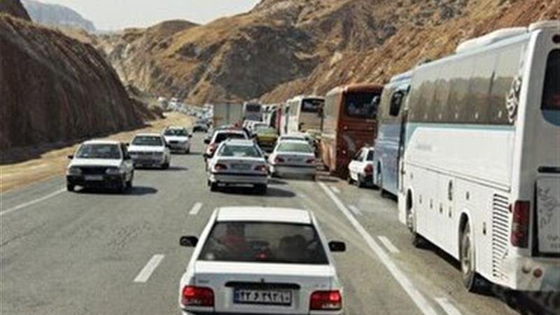 ترافیک پرحجم در مبادی ورودی مرکز خراسان جنوبی