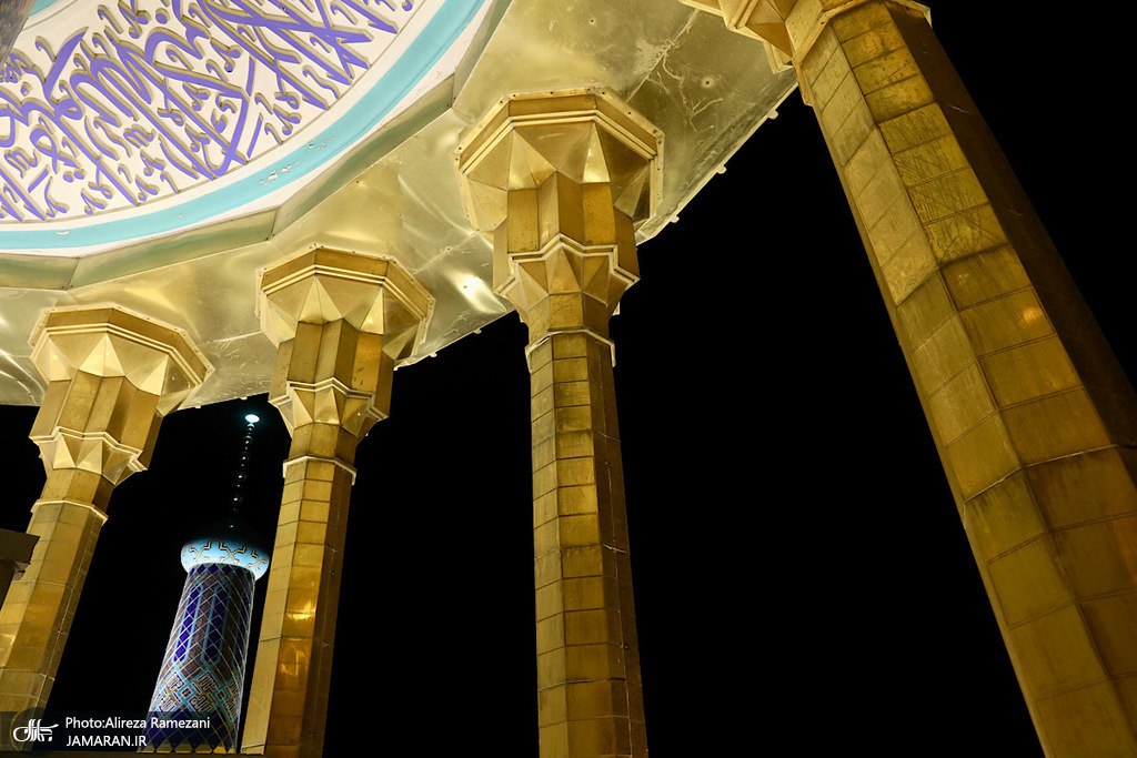 عکس/ مراسم خطبه خوانی شب شهادت امام رضا (ع)  