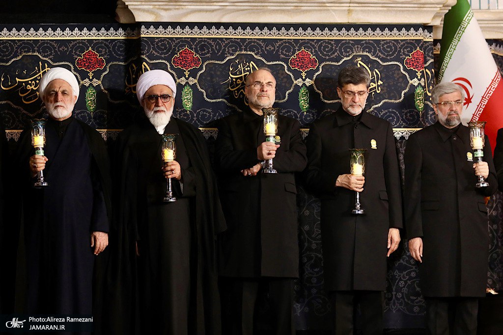 عکس/ مراسم خطبه خوانی شب شهادت امام رضا (ع)  