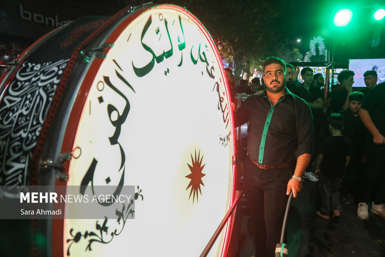 عزاداری شب شهادت امام رضا(ع) در مشهد