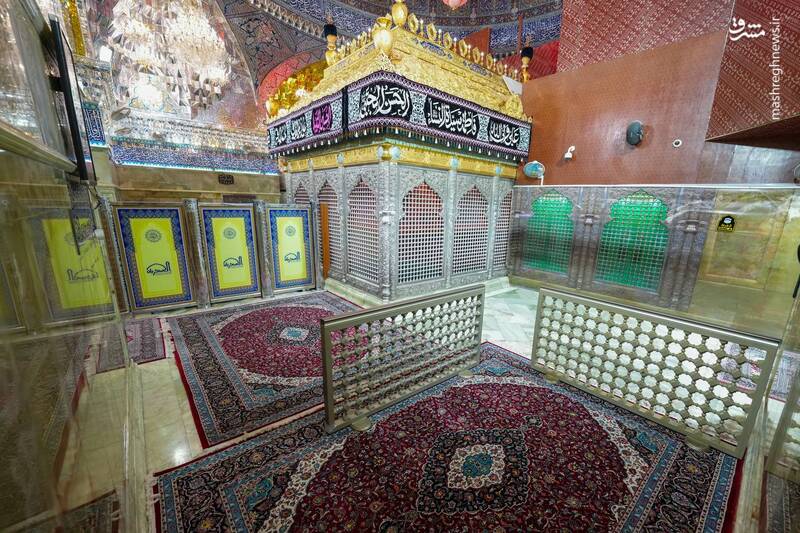 عکس/ غبارروبی حرمین سامرا در اولین روز از ماه ربیع الاول