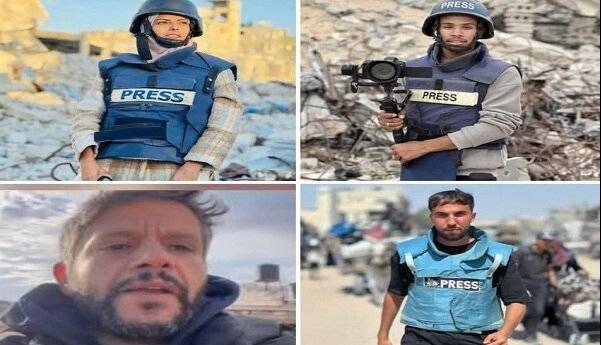 شهادت ۴ خبرنگار در حمله هوایی صهیونیستها به بیمارستان «ناصر» غزه