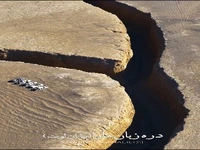 دره‌ی زبان مار در بیابان لوت
