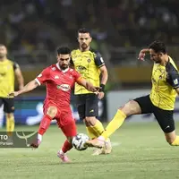عکس/ لیگ برتر فوتبال؛ بازی سپاهان و پرسپولیس 