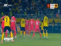 کار تمرین شده سپاهانی ها که توپ تبدیل به گل نشد 