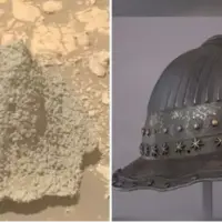 مریخ‌نورد استقامت ناسا یک سنگ عجیب شبیه به «کلاهخود جنگی» در مریخ کشف کرد