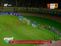 ضربه سر هادی محمدی با اختلافی کم به بیرون رفت 