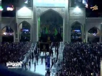 تصاویری منتخب از ورود کاروان خدام در مراسم شام غریبان امام رضا(ع) 