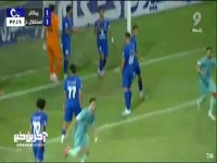 گل اول پیکان به استقلال خوزستان با ضربه سر کسری طاهری در دقیقه ۲۲ 