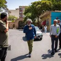 بازدید معاون سیمای رسانه ملی از پشت صحنه سریال تلویزیونی «الگوریتم»