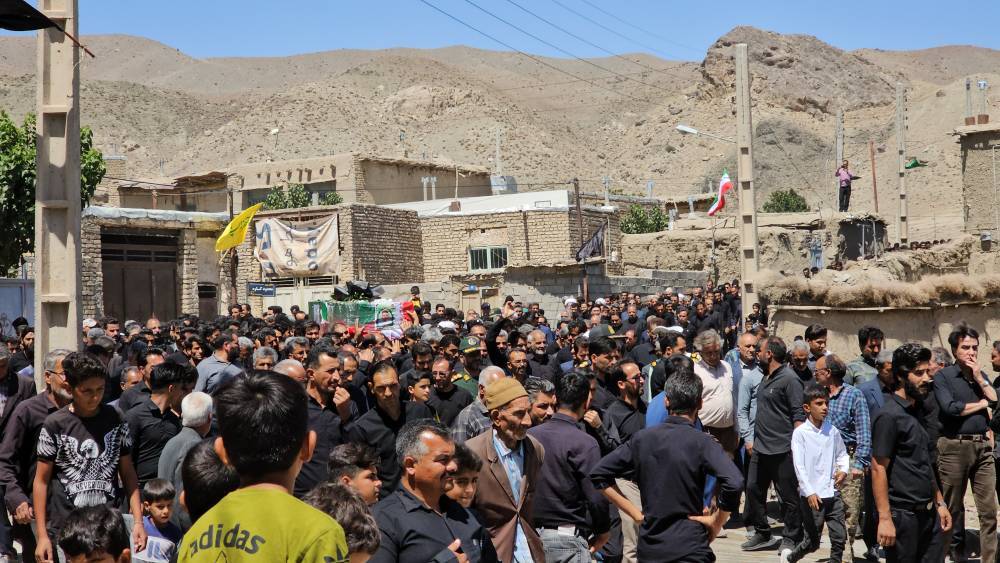 خاکسپاری شهید حادثه تروریستی ایرانشهر در کوهسرخ