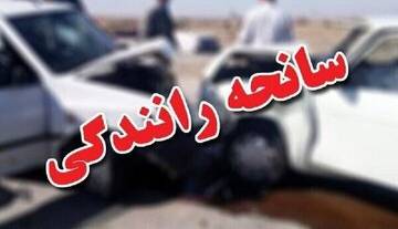 تصادف پژو و تیبا مرگبار شد