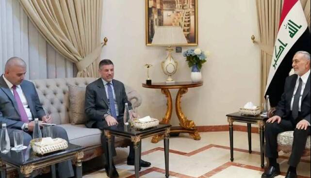 دیدار رئیس پارلمان عراق با کاردار آمریکا بر سر سرنوشت پایگاه عین‌الاسد