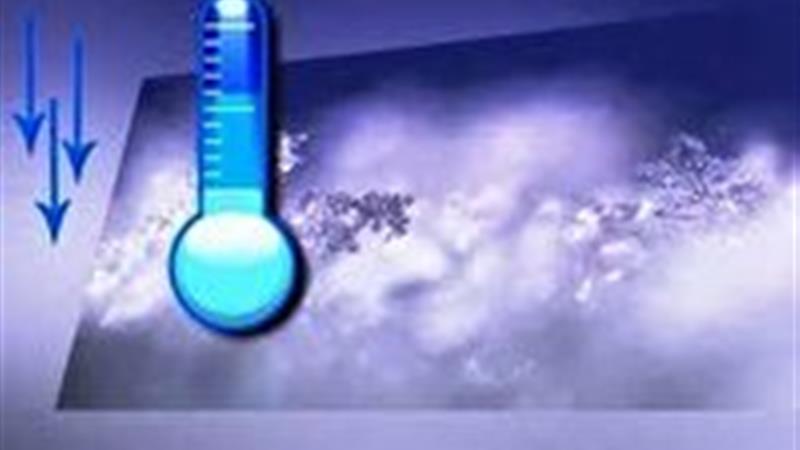 کاهش ۲ درجه‌ای دمای هوا در کردستان