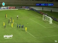گل اول فجر به گل‌گهر توسط شروین بزرگ در دقیقه 55 