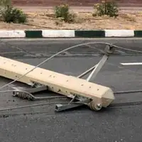 طوفان سبب قطع برق مناطقی از شهرستان «فنوج» شد