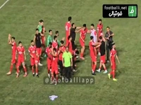خوشحالی پرسپولیسی‌ها بعد از گرفتن سه امتیاز دیدار بسیار حساس با سپاهان