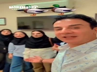 عمو پورنگ آهنگ معروفش را در یک بیمارستان اجرا کرد!