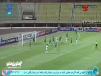 شوت دیدنی؛ گل سوم چادرملو توسط رضا دهقان در دقیقه 64