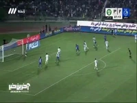 همکاری نازون و آسانی چیزی نمانده به گل سوم استقلال منجر شود 