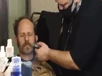 لحظاتی از پشت صحنه فیلم «پیرپسر» به نویسندگی و کارگردانی اکتای براهنی