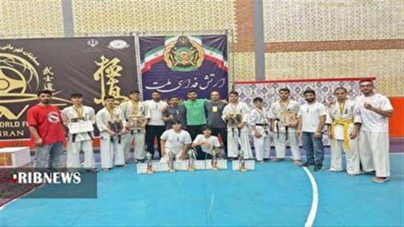 قهرمانی نماینده کاراته قم در مسابقات کشوری سبک کیوکوشین
