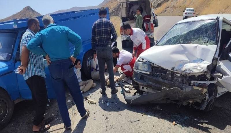 نیسان آبی در الموت حادثه آفرید