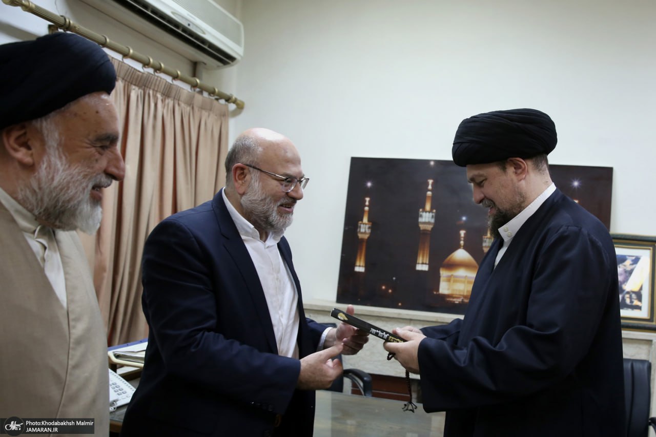 دیدار مدیر امور بین‌الملل جماعت اسلامی پاکستان با سید حسن خمینی