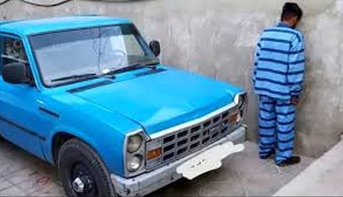 مرگ دردناک راننده نیسان آبی به دست یک دزد