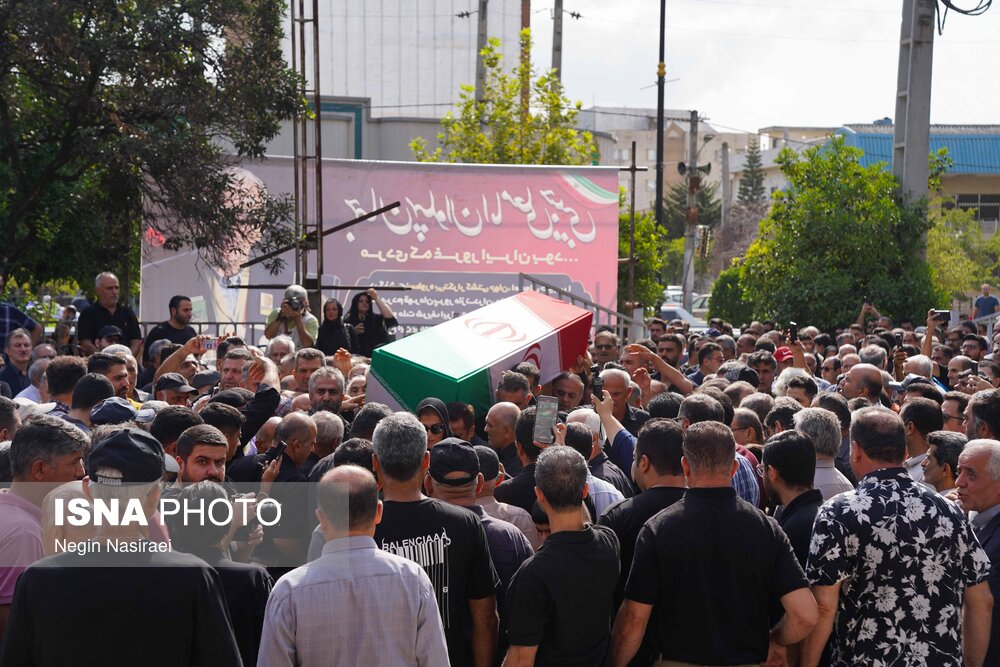 مراسم تشییع پیکر «امامعلی حبیبی»
