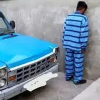 مرگ دردناک راننده نیسان آبی به دست یک دزد 