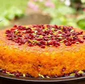 ته چین، خوشمزه و ترد بدون بوی تخم‌مرغ