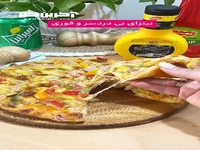 یک پیتزای راحت ، داخل تابه درست کنیم