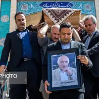 عکس/ مراسم تشییع پیکر «موسی اسوار»