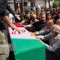 مراسم تشییع پیکر «امامعلی حبیبی»