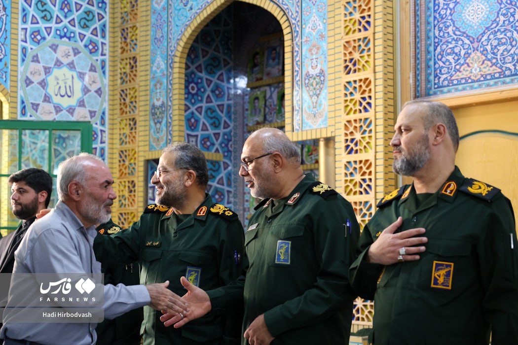  مراسم چهلم شهید غیب‌پرور  