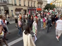 تجمع حامیان فلسطین در پاریس