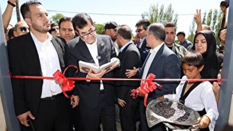 افتتاح استخر سرپوشیده سلطانیه با حضور وزیر ورزش و جوانان