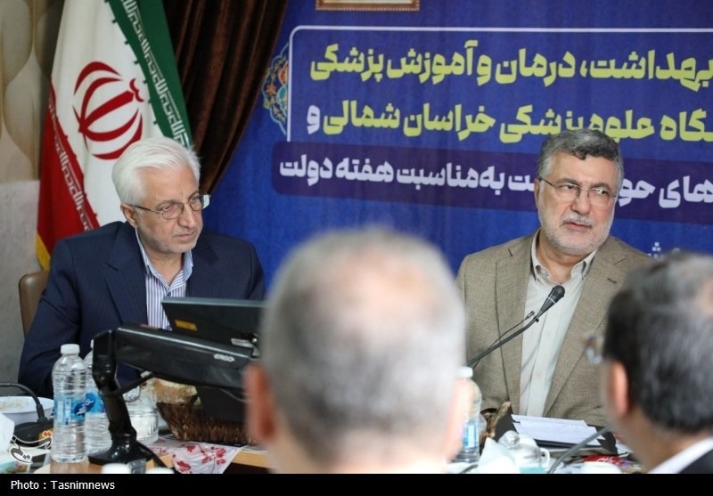 عکس/ سفر وزیر بهداشت و درمان به خراسان شمالی