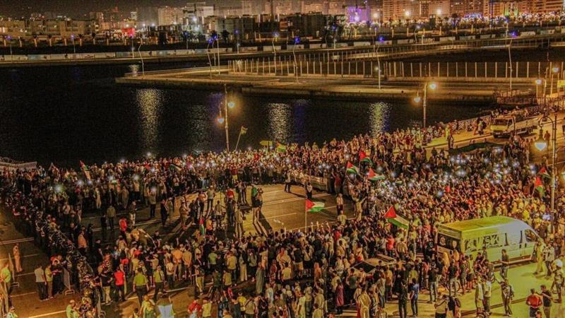 ادامه تظاهرات مغربی‌ها در حمایت از غزه