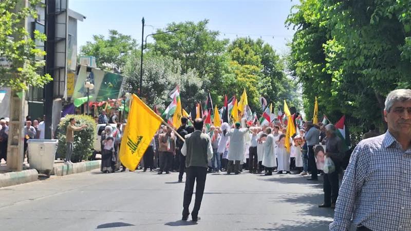 فریاد البرزی ها برای محکومیت جهانی صهیونیست ها