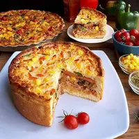 طرز تهیه یک کیک پیتزا جذاب