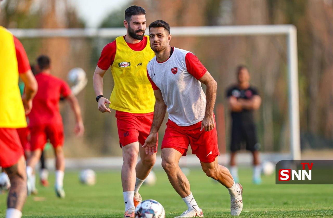 عکس/ تصاویری از تمرین امروز تیم فوتبال پرسپولیس