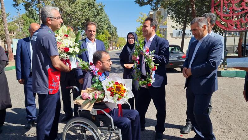 قهرمان بوچیاکار زنجانی مورد استقبال قرار گرفت