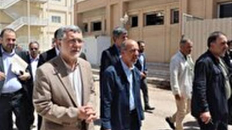 بازدید دکتر ظفرقندی از بیمارستان و شبکه بهداشت و درمان میبد