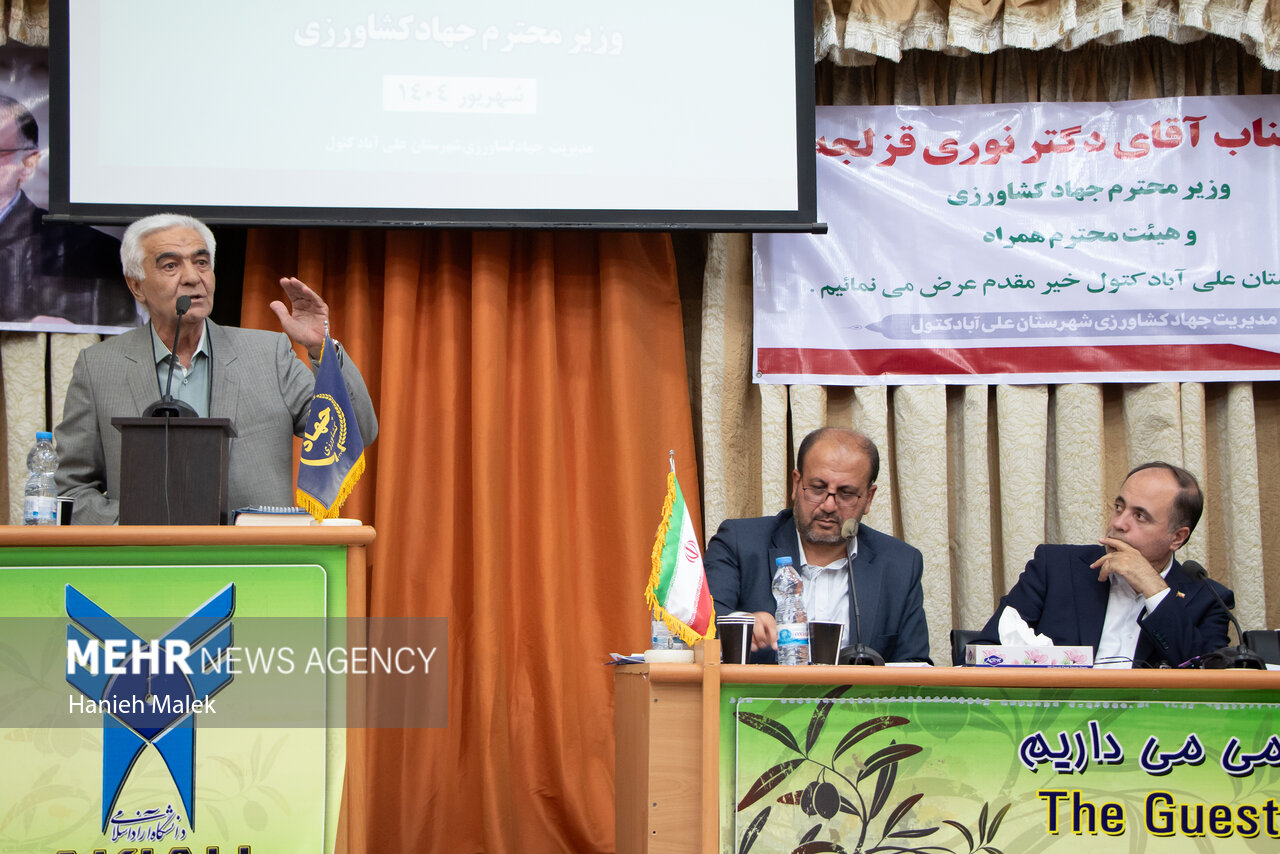  سفر وزیر جهادکشاورزی به استان گلستان